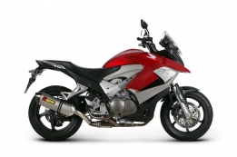 Akrapovic Slip-on Line Titanium Einddemper met E-keur Honda VFR 800 X Crossrunner 2011 - 2014